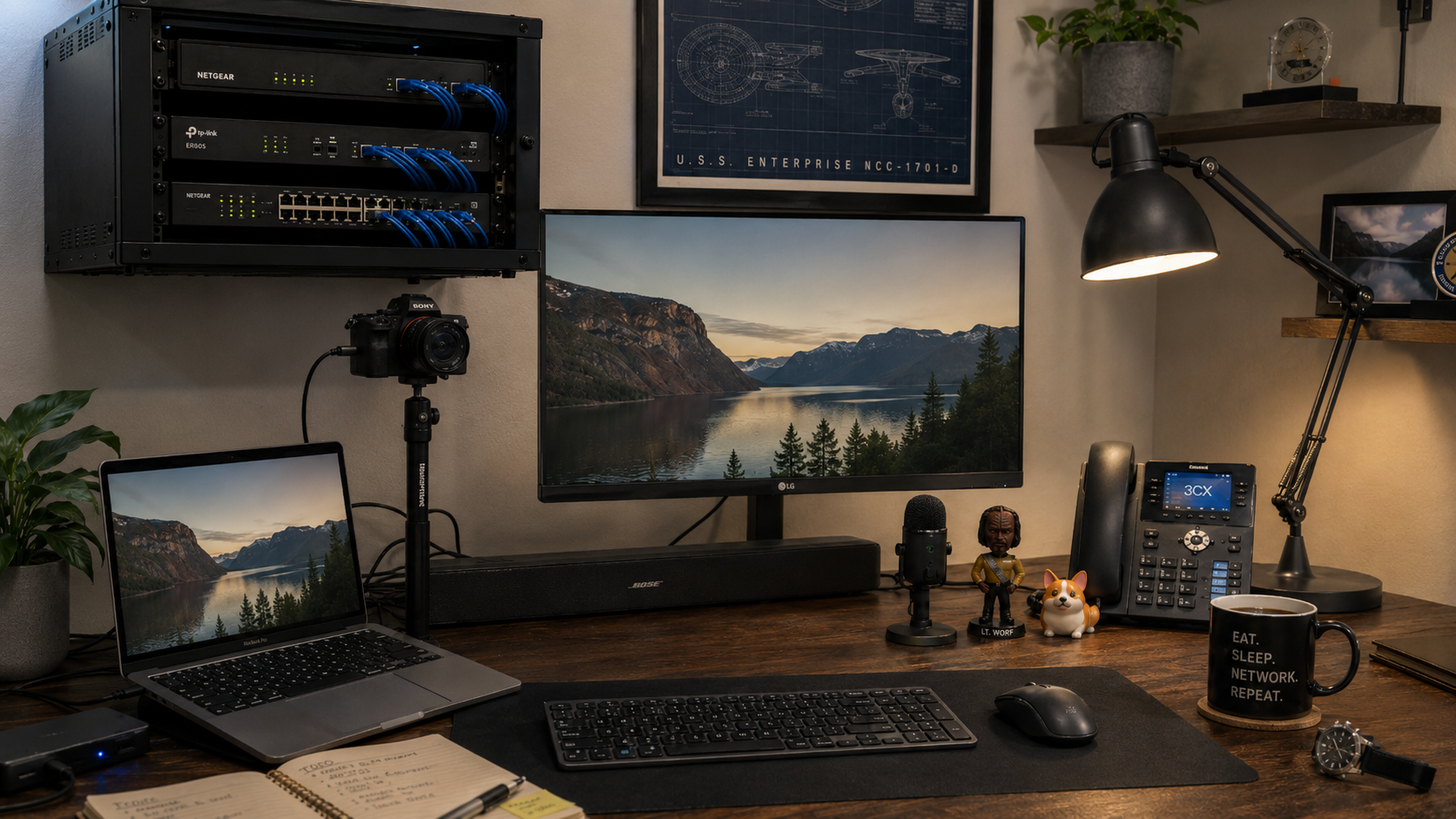 Small-business workstation prepared for employee account and access setup